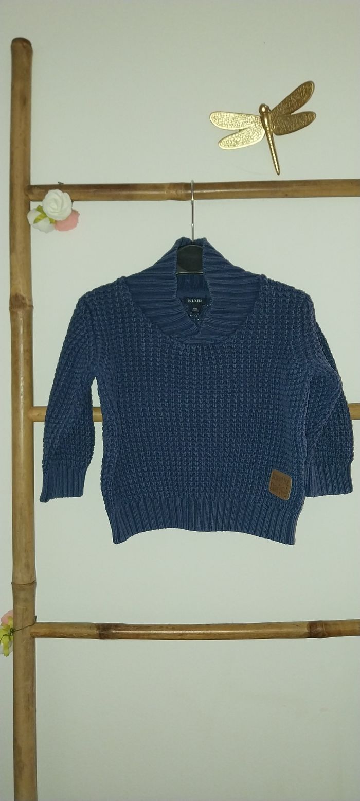 Pull Grosses mailles coton by Kiabi Excellent état 18 mois