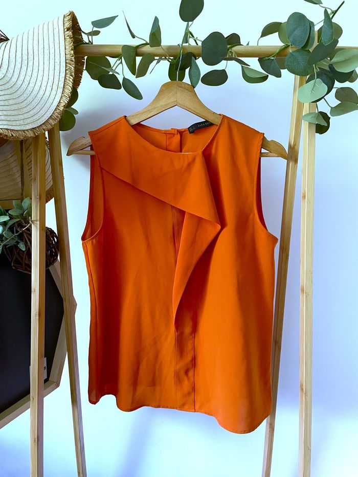 Blouse sans manches Zara S/36