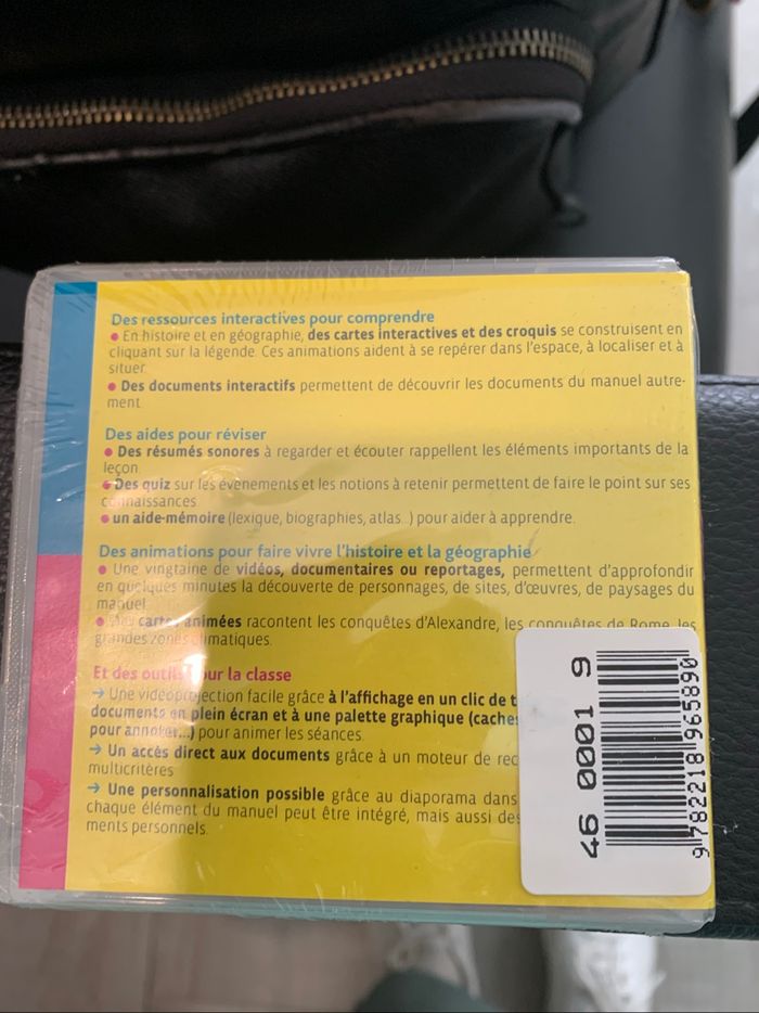 DVD 📀 pour PC et Mac géographie et histoire 6 ème Neuf sous blister