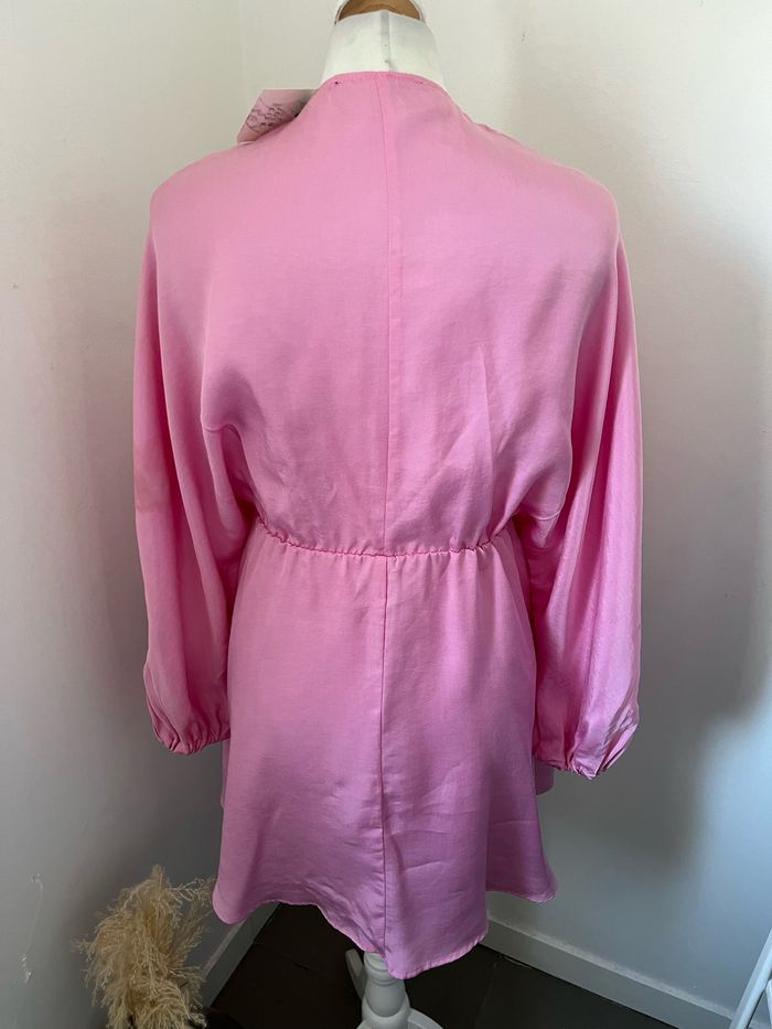 Robe ruse col en V Zara S neuve - photo numéro 6