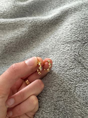 Jolie paire de créoles boucles d’oreilles PdPaola
