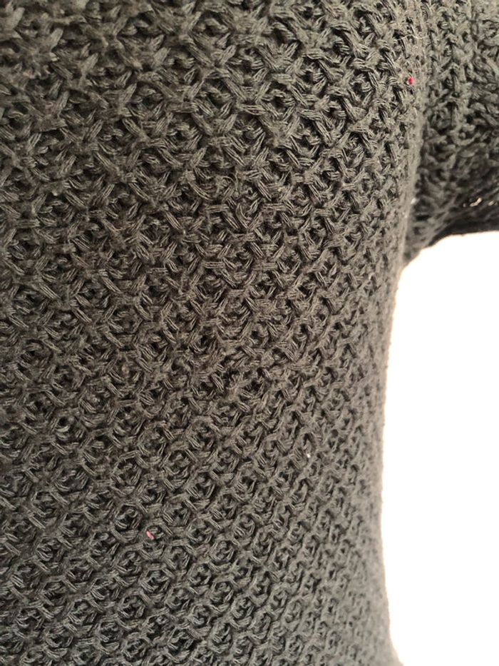 Pull gris en coton - photo numéro 3