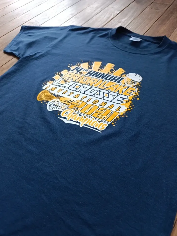 T-shirt university usa prior lake lacrosse champions 2021 Taille L - photo numéro 3