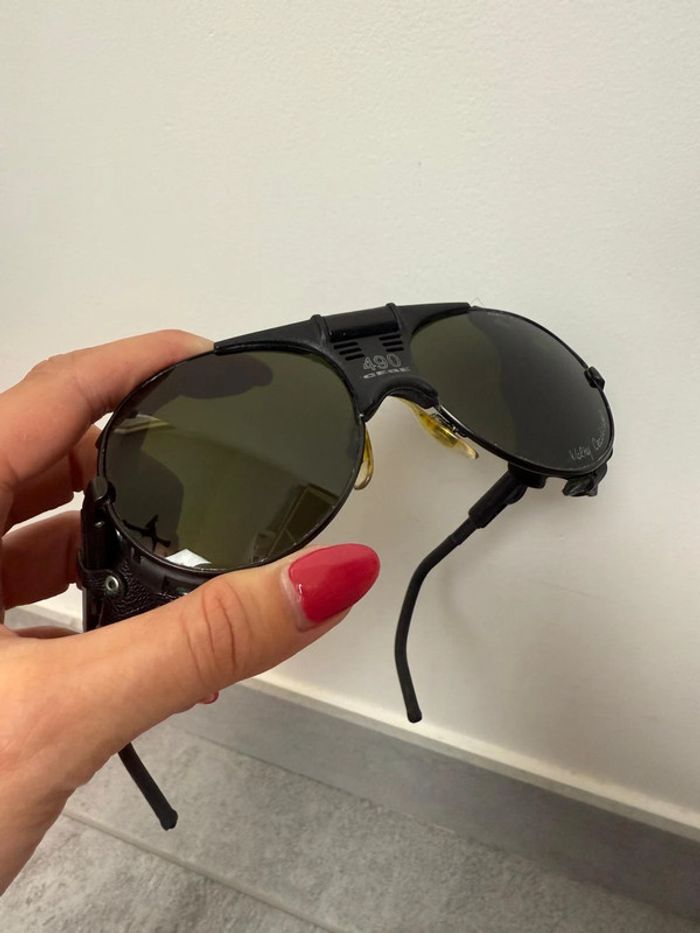 Lunettes de soleil d'alpinisme CEBE 490 4000 Walter Cecchinel avec verres + boucliers. - photo numéro 4