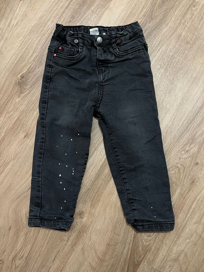 Jeans garçon Smiley Baby 23 mois enfant bébé couleur noir bon état