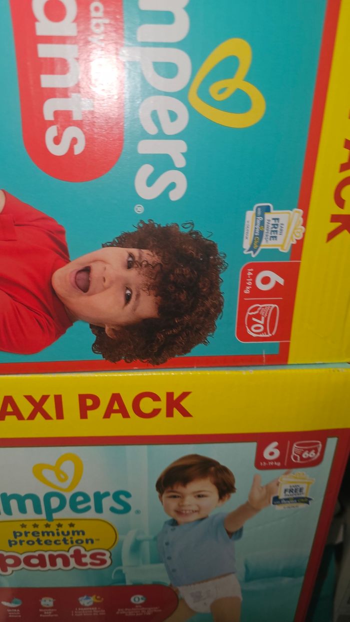 3 cartons couche pampers taille 6 - photo numéro 3