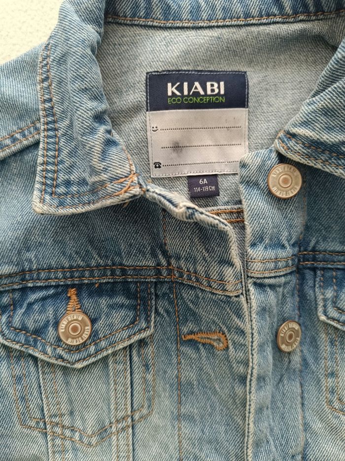 🌸 Veste en jean - taille 6 ans 🌸 - photo numéro 3