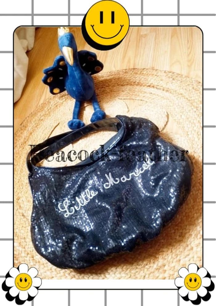 Sac sequins noirs Little Marcel