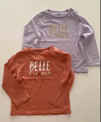 2 tee shirt 24 mois