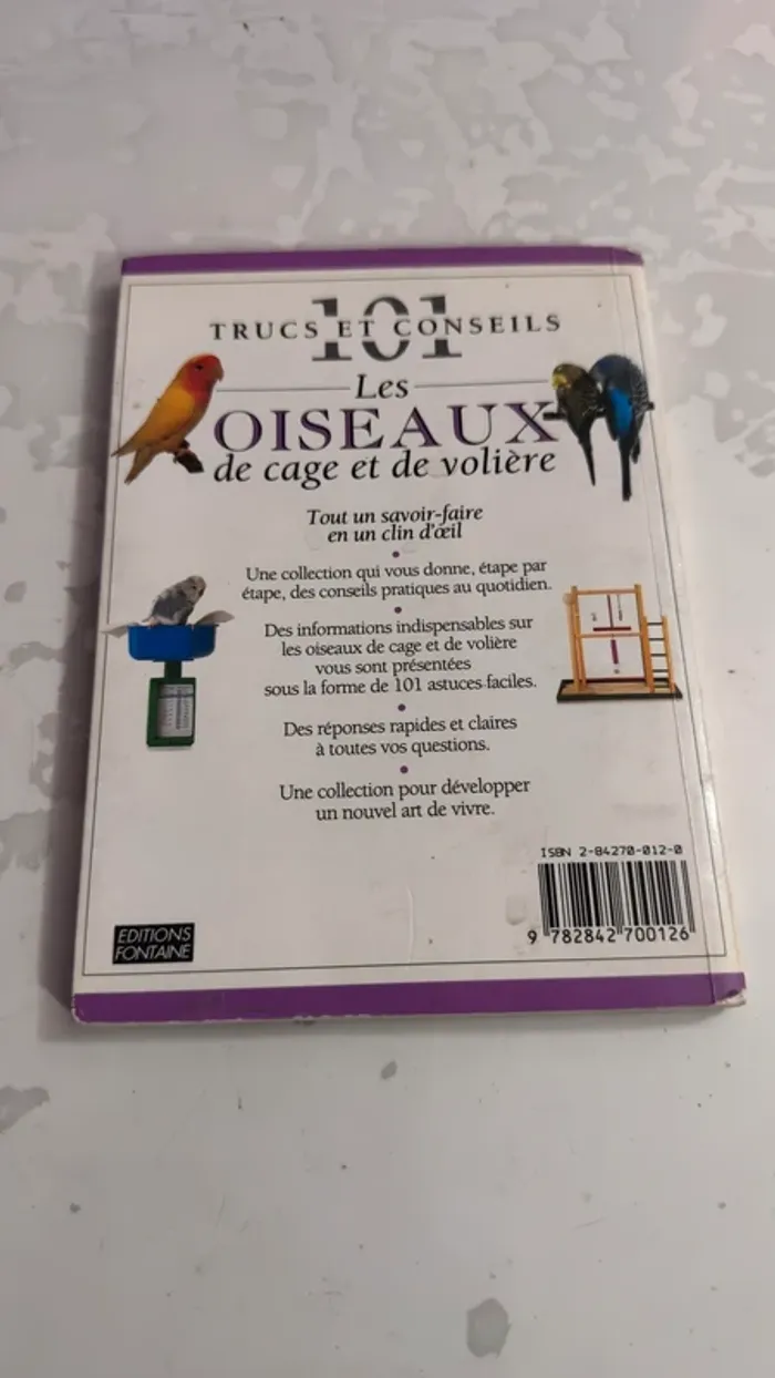 📚 Livre Les oiseaux de cage et de volière – Collection 101 Trucs et Conseils - photo numéro 2