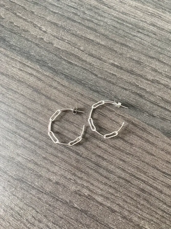 Boucles d’oreilles demi créoles - photo numéro 2
