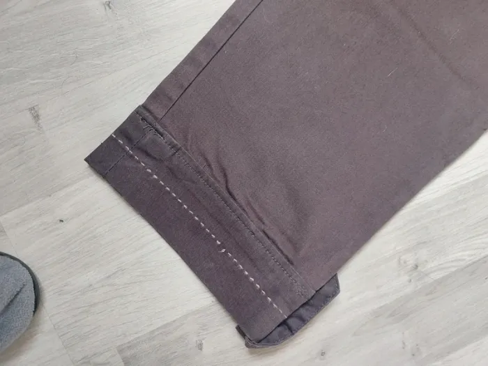 Pantalon large marron - photo numéro 5