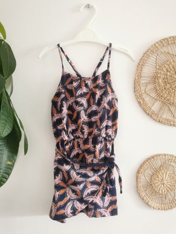 Robe d'été motifs oiseaux bretelles croisées Tape à l'œil 4 Ans