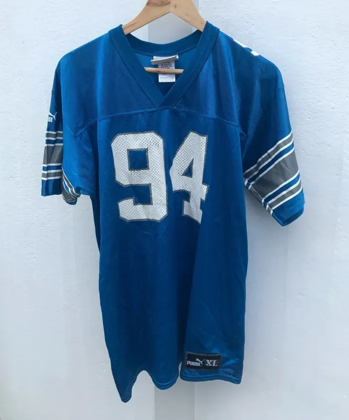 Maillot NFL jersey Elliss Detroit Lions Vintage Puma Mens Small