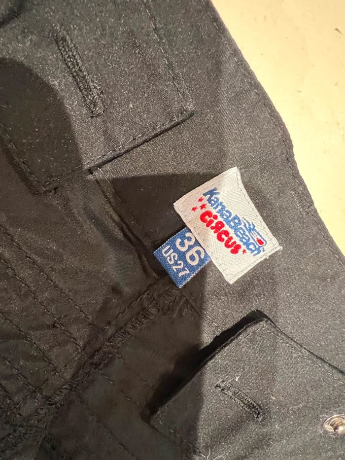 Bermuda noir kanaBeach circus taille 36 - photo numéro 12