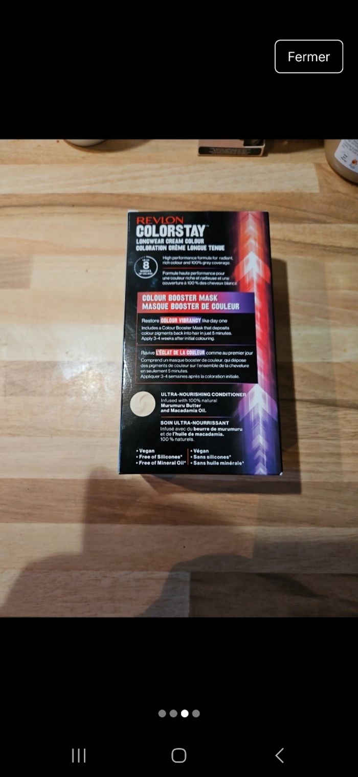 Couleur cheveux colorstay revlon châtain - photo numéro 3