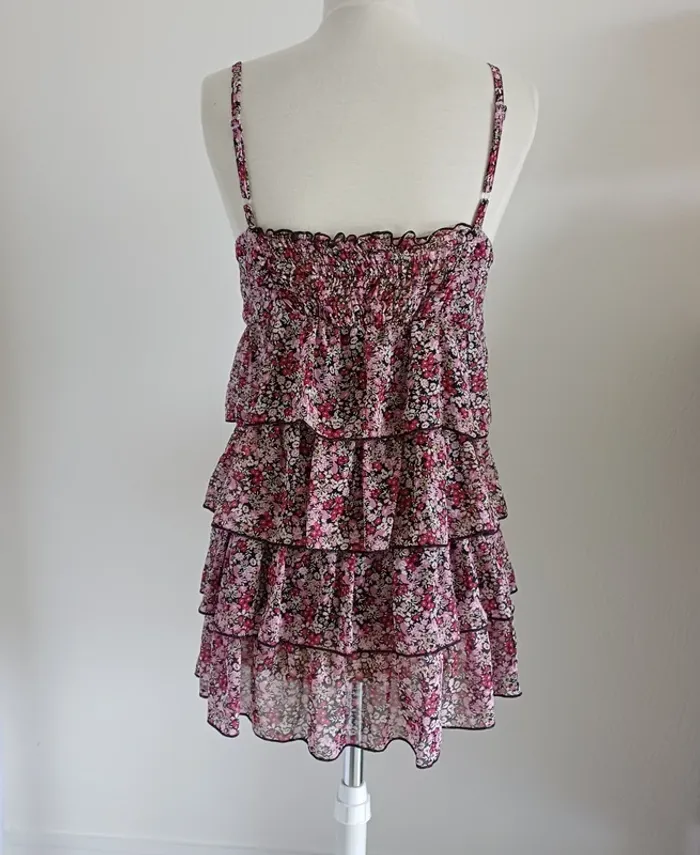 Haut à volants taille 40 Phildar - photo numéro 3