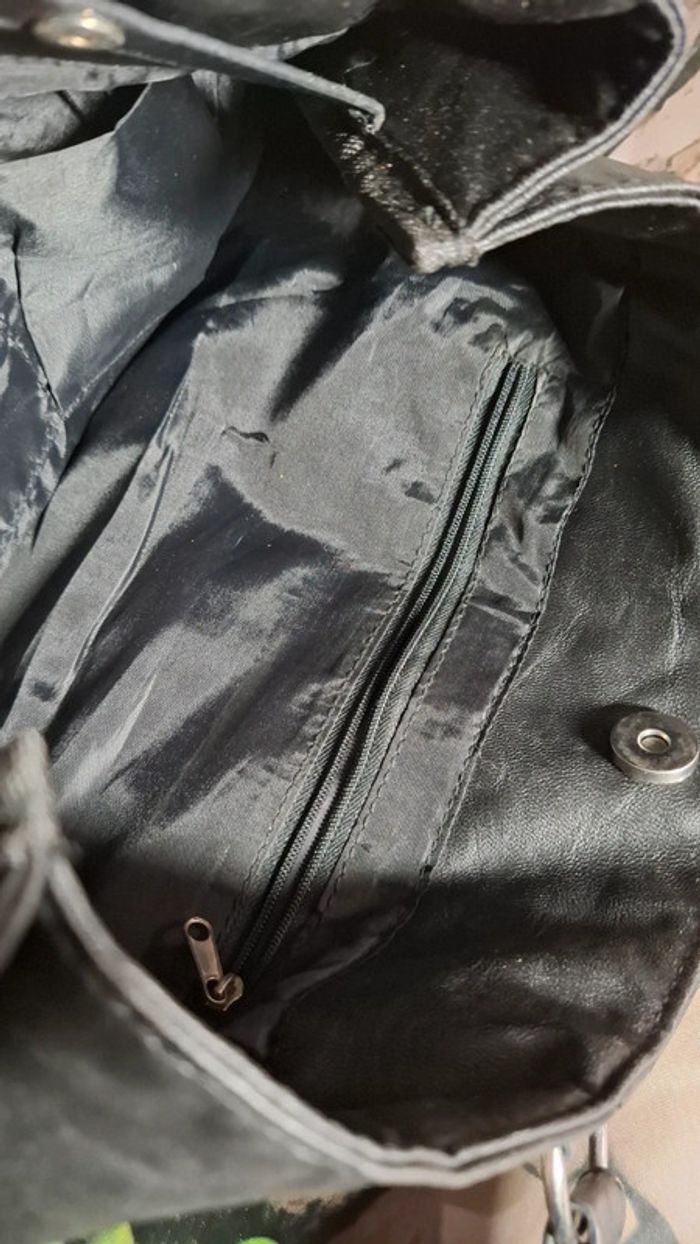 Sac effet froissé noir - photo numéro 16