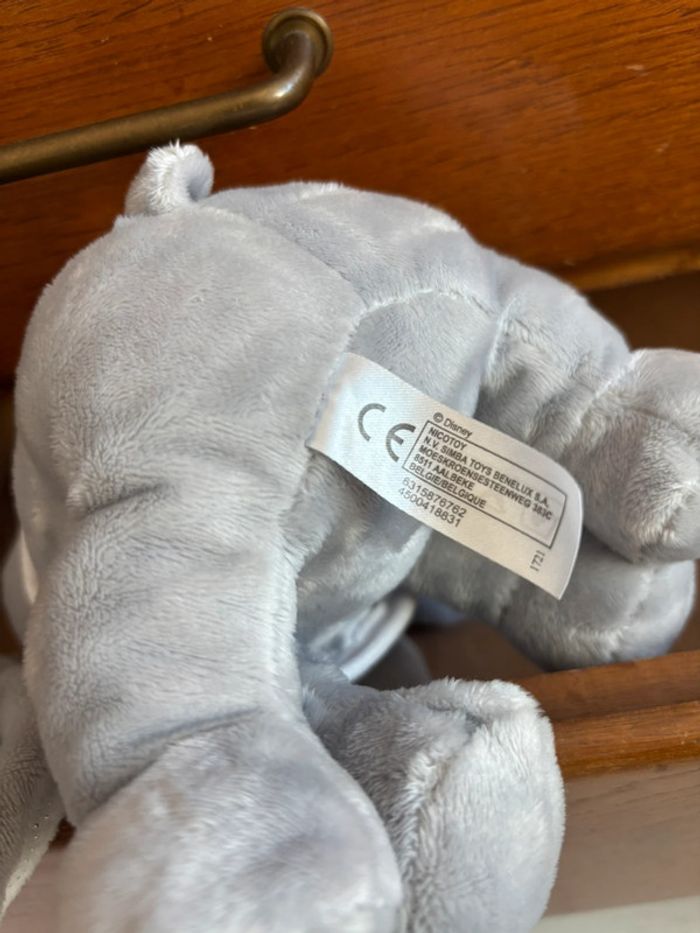 Peluche Dumbo l’éléphant Disney nicotoy - photo numéro 4