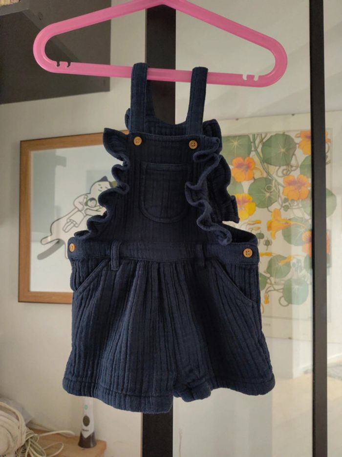 Salopette short 12 mois