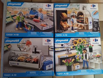 Lot 4 boîtes Playmobil Édition Limitée