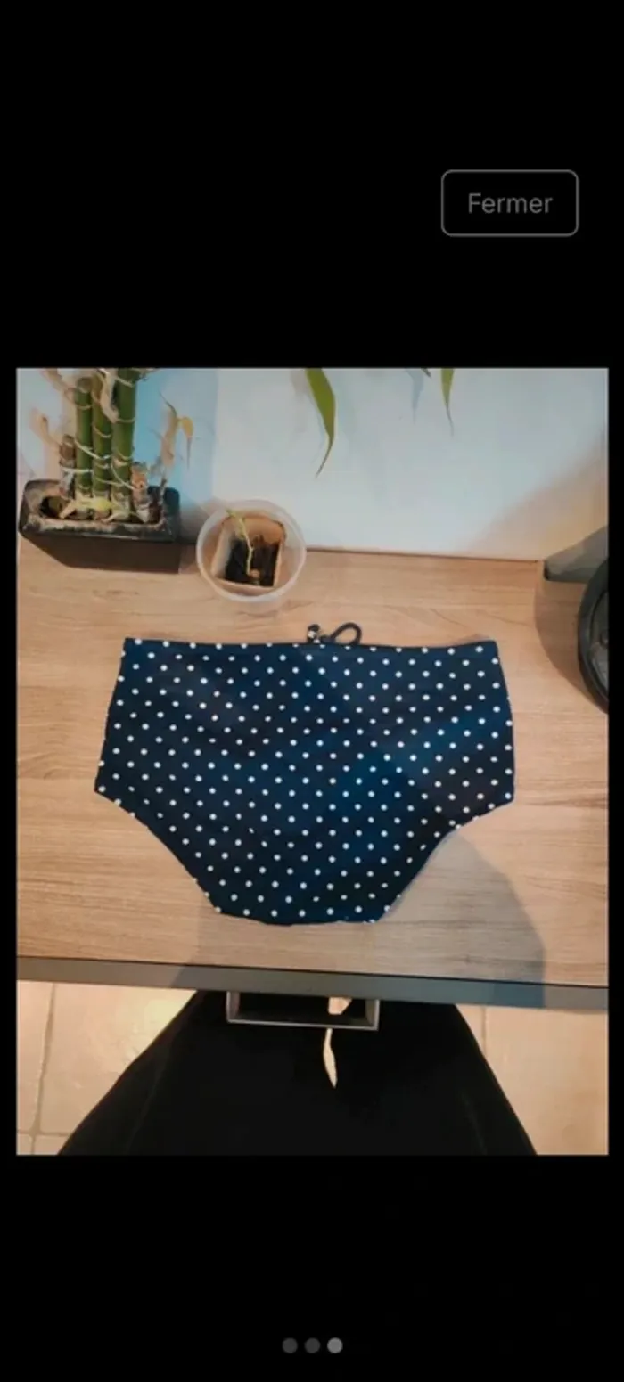 Culotte de bain taille haute taille 38 - photo numéro 3