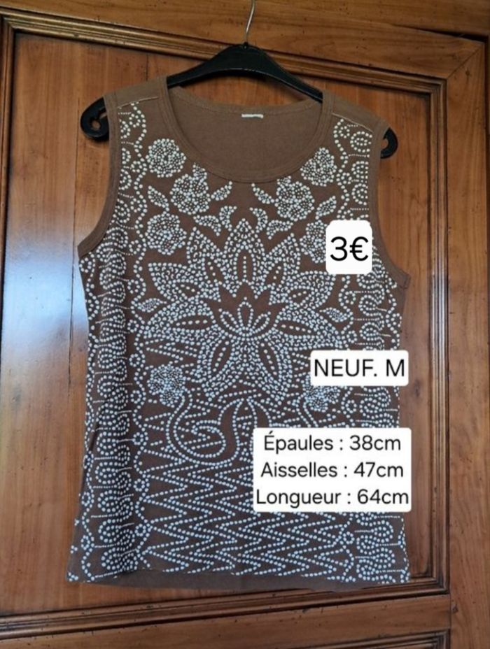 débardeurs NEUFS pour femme taille M - photo numéro 2