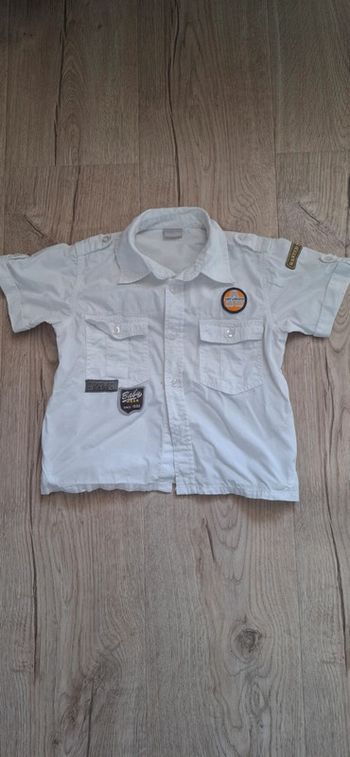 Chemisette blanche 2ans