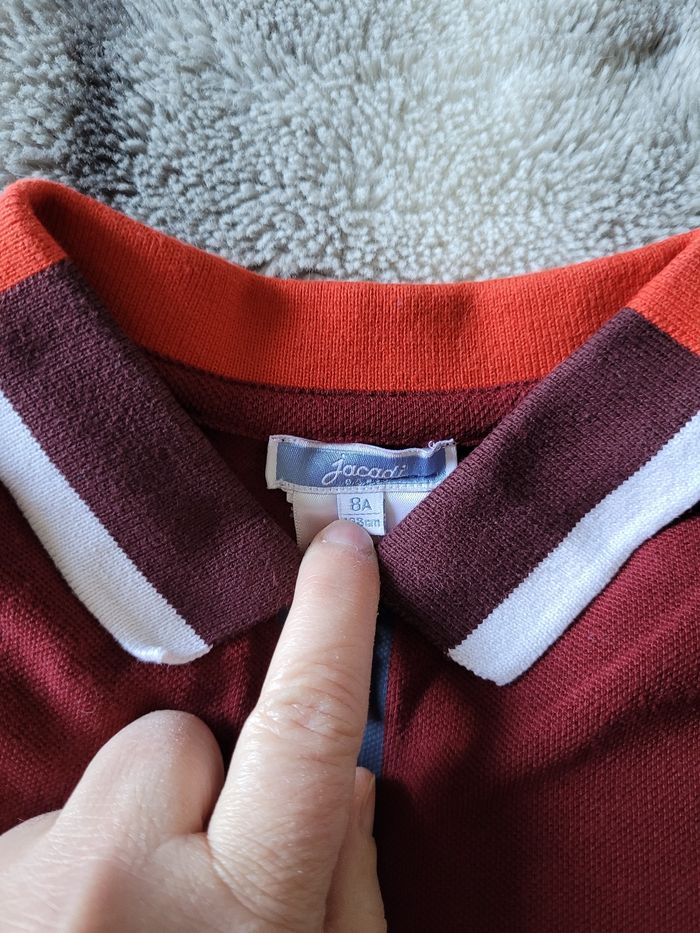 polo manches longues jacadi 8ans (12e) - photo numéro 4