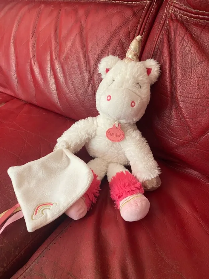 Doudou licorne babynat