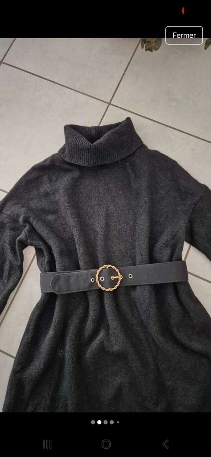 Robe pull noir - photo numéro 2