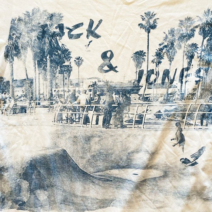 Jack and Jones T-Shirt US Vintage Aquarelle Painting Blanc Homme Exclusive Collection (Taille L) - photo numéro 4