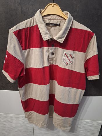 Polo manches courtes rayé