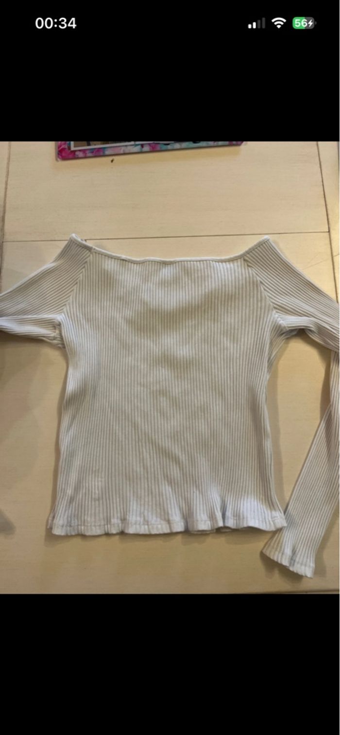 pull fin blanc femme - photo numéro 1