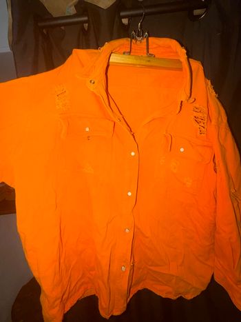 Veste orange oversize