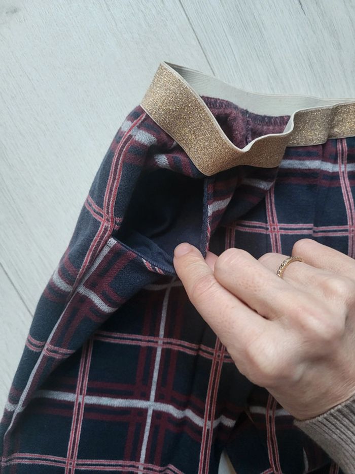 Pantalon hiver à carreaux 8ans petit bateau - photo numéro 3