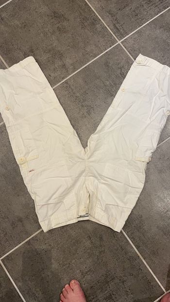 Pantacourt décathlon blanc