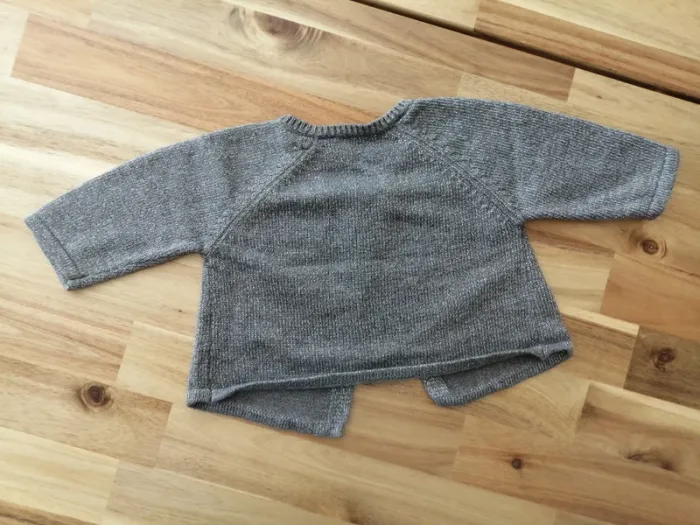Gilet obaïbi gris argenté - photo numéro 3