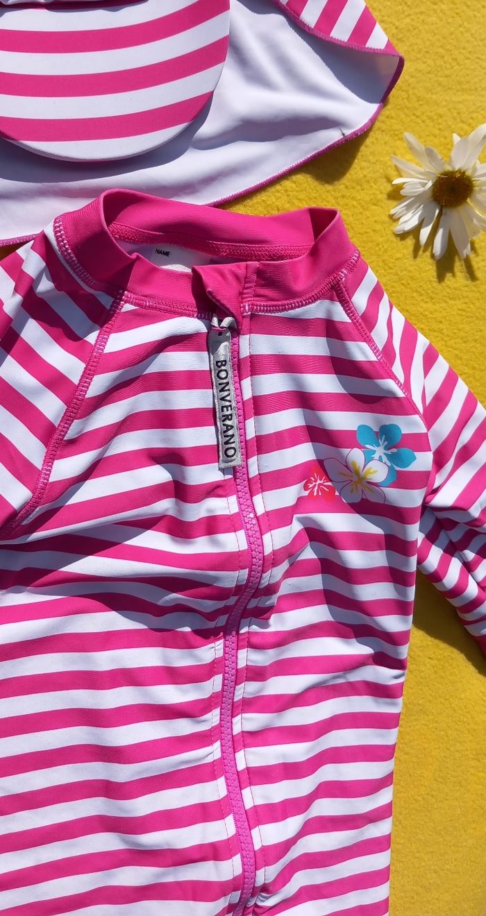 Ensemble maillot + bonnet 🌸 Bonverano - photo numéro 5