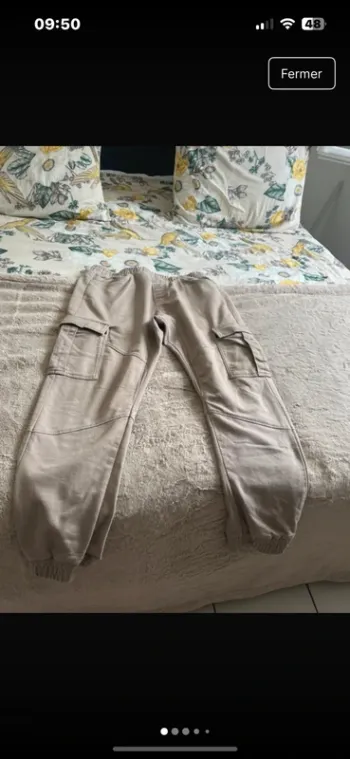 Pantalon beige 46