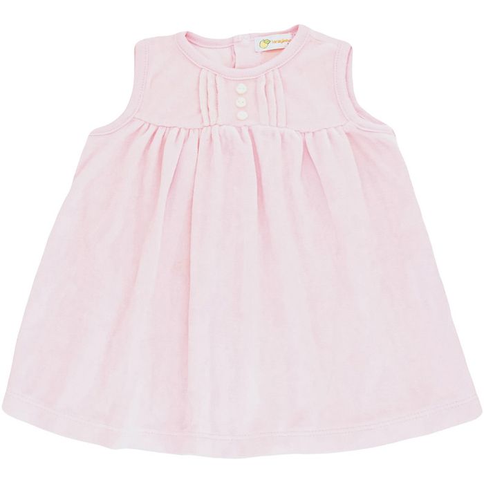 Robe sans manche 6 mois en velours Laranjinha