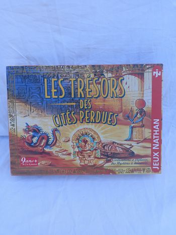 Les trésors des cités perdues jeux Nathan complet