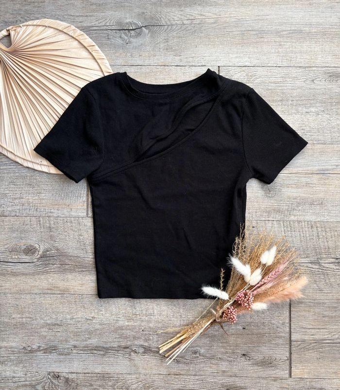 T shirt ouvert devant xs