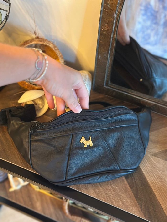 Banane vintage noire logo doré Chipie – Années 90 - photo numéro 3