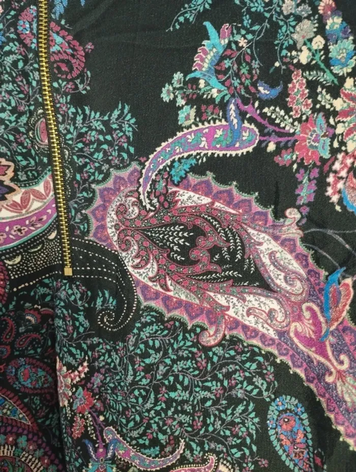Robe noire à motif Etam XS - photo numéro 3