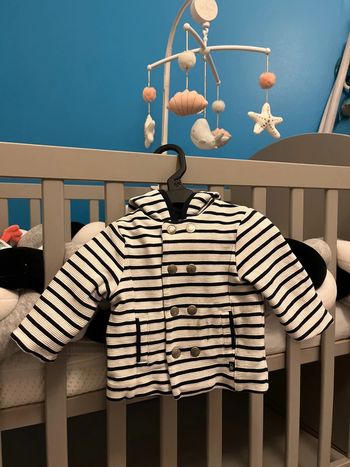 Veste blouson marinière taille 3mois obaibi