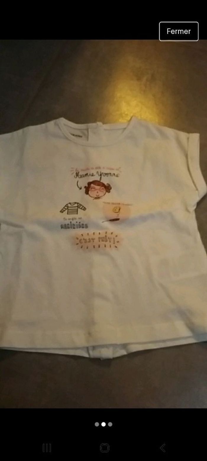 Lot de deux t-shirts neufs - photo numéro 2