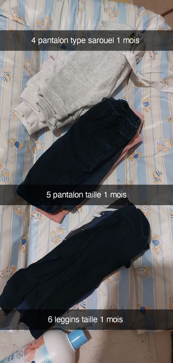 Pantalon et legging 1 mois