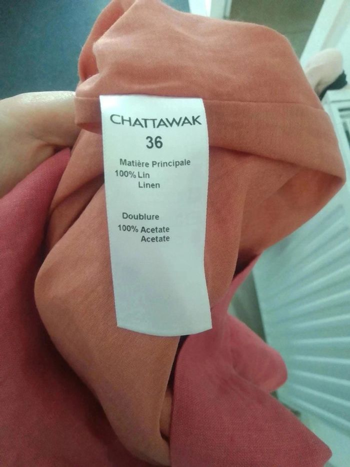 Jolie Robe été 36 en lin chattawak - photo numéro 6
