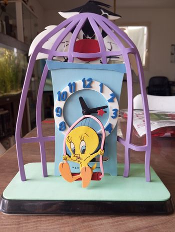 Pendule Titi et gros Minet